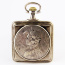 На часах выполнено изображение богини плодородия Pocket watch "OMEGA" silver square - На часах выполнено изображение богини плодородия